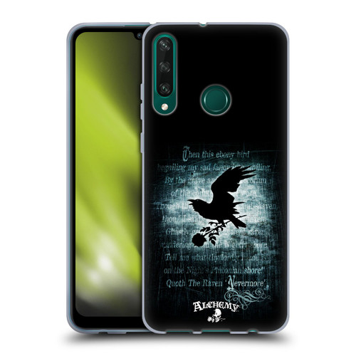 Alchemy Gothic Wing Nevermore Soft Gel Case for Huawei Y6p