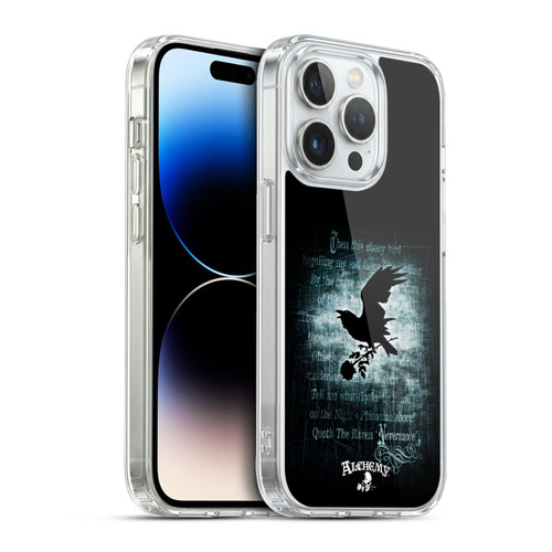Alchemy Gothic Wing Nevermore Soft Gel Case for Apple iPhone 13 Pro