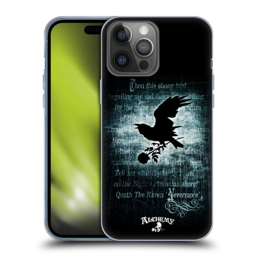 Alchemy Gothic Wing Nevermore Soft Gel Case for Apple iPhone 14 Pro Max