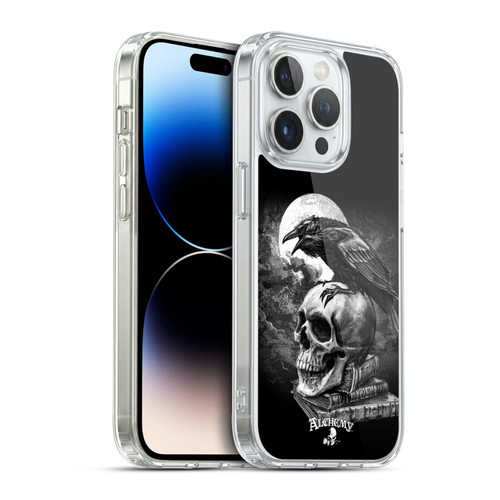 Alchemy Gothic Wing Poe's Raven Soft Gel Case for Apple iPhone 14 Pro