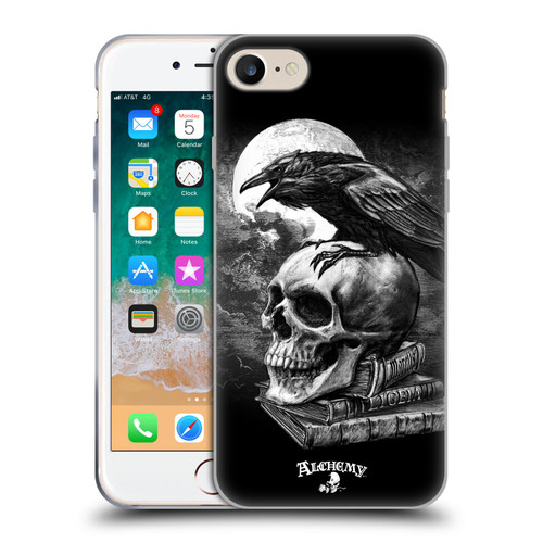 Alchemy Gothic Wing Poe's Raven Soft Gel Case for Apple iPhone 7 / 8 / SE 2020 & 2022