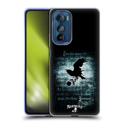 Alchemy Gothic Wing Nevermore Soft Gel Case for Motorola Edge 30