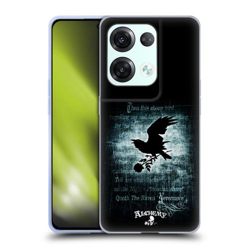 Alchemy Gothic Wing Nevermore Soft Gel Case for OPPO Reno8 Pro