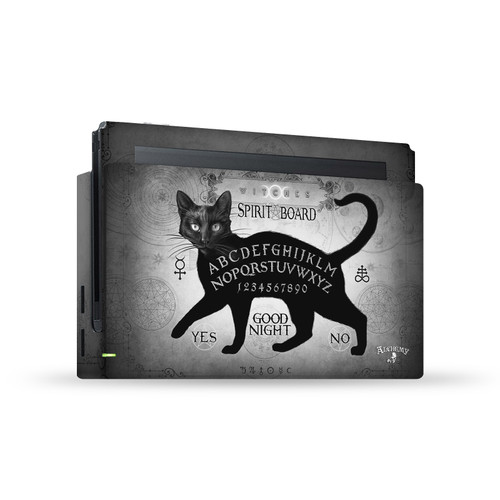Alchemy Gothic Gothic Black Cat Spirit Board Vinyl Sticker Skin Decal Cover for Nintendo Switch Console & Dock