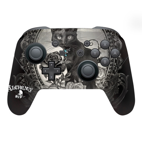 Alchemy Gothic Gothic Paracelsus Cat Vinyl Sticker Skin Decal Cover for Nintendo Switch Pro Controller