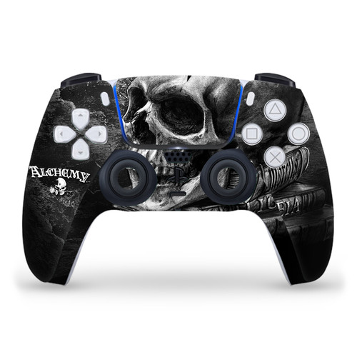 Alchemy Gothic Gothic Poe's Raven Vinyl Sticker Skin Decal Cover for Sony PS5 Sony DualSense Controller