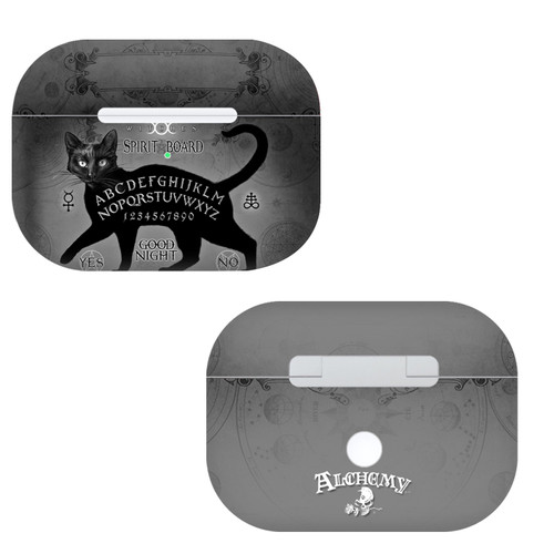 Alchemy Gothic Gothic Black Cat Spirit Board Vinyl Sticker Skin Decal Cover for Apple AirPods Pro Charging Case