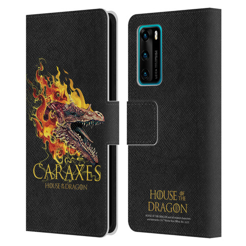 House Of The Dragon: Television Series Art Caraxes Leather Book Wallet Case Cover For Huawei P40 5G