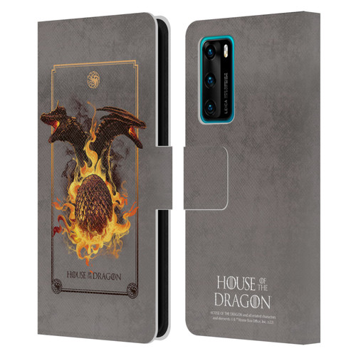 House Of The Dragon: Television Series Art Syrax and Caraxes Leather Book Wallet Case Cover For Huawei P40 5G