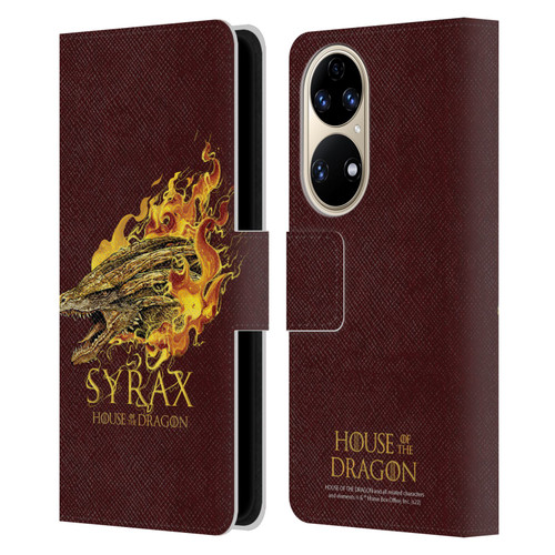 House Of The Dragon: Television Series Art Syrax Leather Book Wallet Case Cover For Huawei P50