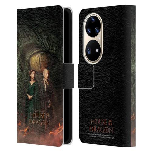 House Of The Dragon: Television Series Art Poster Leather Book Wallet Case Cover For Huawei P50 Pro