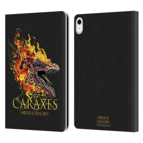 House Of The Dragon: Television Series Art Caraxes Leather Book Wallet Case Cover For Apple iPad 10.9 (2022)