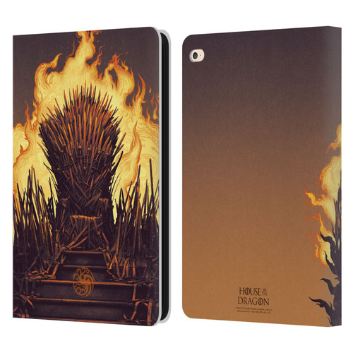 House Of The Dragon: Television Series Art Iron Throne Leather Book Wallet Case Cover For Apple iPad Air 2 (2014)