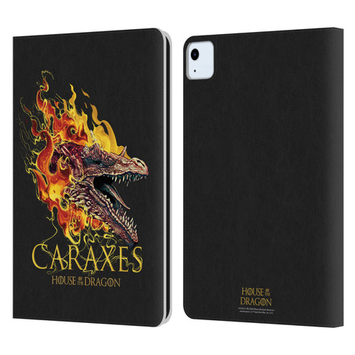 House Of The Dragon: Television Series Art Caraxes Leather Book Wallet Case Cover For Apple iPad Air 2020 / 2022
