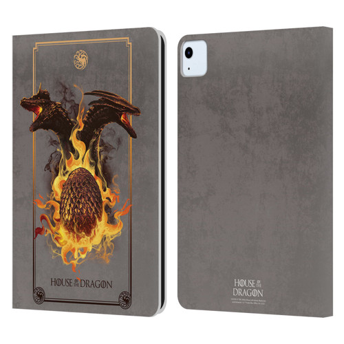 House Of The Dragon: Television Series Art Syrax and Caraxes Leather Book Wallet Case Cover For Apple iPad Air 11 2020/2022/2024