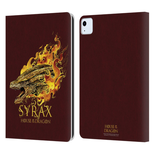 House Of The Dragon: Television Series Art Syrax Leather Book Wallet Case Cover For Apple iPad Air 2020 / 2022