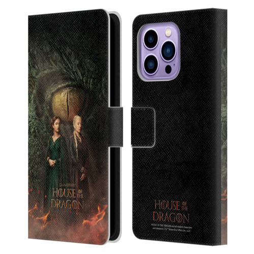 House Of The Dragon: Television Series Art Poster Leather Book Wallet Case Cover For Apple iPhone 14 Pro Max