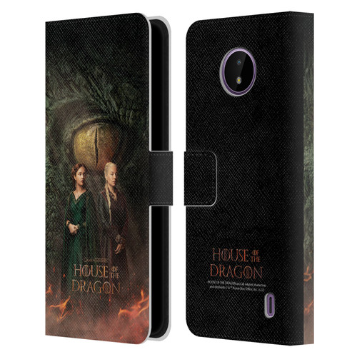House Of The Dragon: Television Series Art Poster Leather Book Wallet Case Cover For Nokia C10 / C20