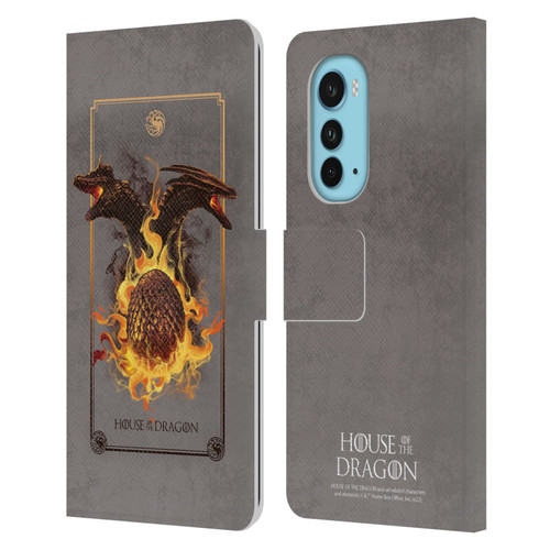 House Of The Dragon: Television Series Art Syrax and Caraxes Leather Book Wallet Case Cover For Motorola Edge (2022)