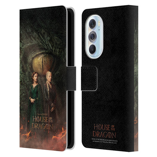 House Of The Dragon: Television Series Art Poster Leather Book Wallet Case Cover For Motorola Edge X30