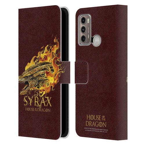 House Of The Dragon: Television Series Art Syrax Leather Book Wallet Case Cover For Motorola Moto G60 / Moto G40 Fusion