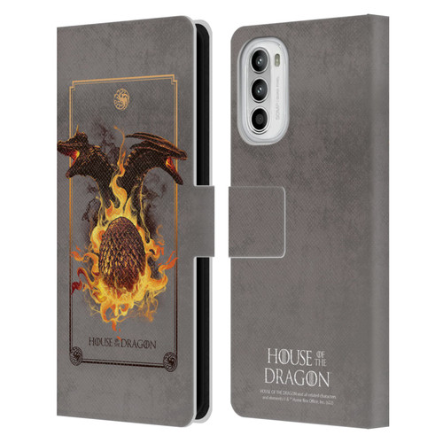 House Of The Dragon: Television Series Art Syrax and Caraxes Leather Book Wallet Case Cover For Motorola Moto G52