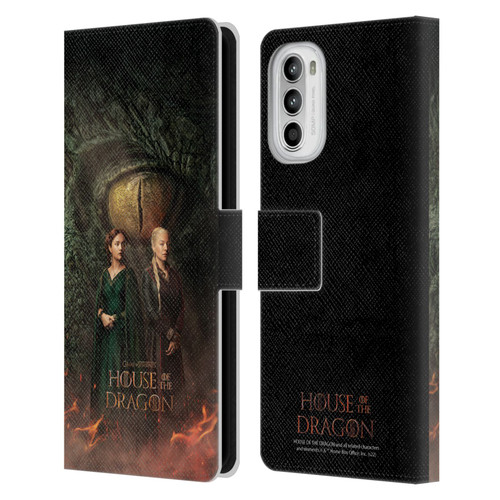 House Of The Dragon: Television Series Art Poster Leather Book Wallet Case Cover For Motorola Moto G52