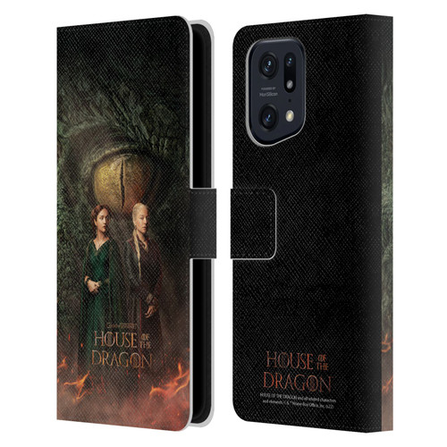 House Of The Dragon: Television Series Art Poster Leather Book Wallet Case Cover For OPPO Find X5 Pro