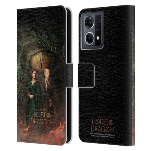 House Of The Dragon: Television Series Art Poster Leather Book Wallet Case Cover For OPPO Reno8 4G
