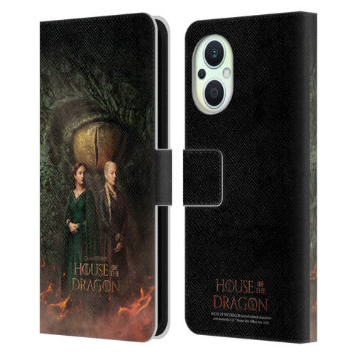 House Of The Dragon: Television Series Art Poster Leather Book Wallet Case Cover For OPPO Reno8 Lite