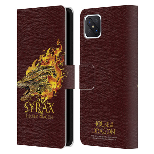 House Of The Dragon: Television Series Art Syrax Leather Book Wallet Case Cover For OPPO Reno4 Z 5G