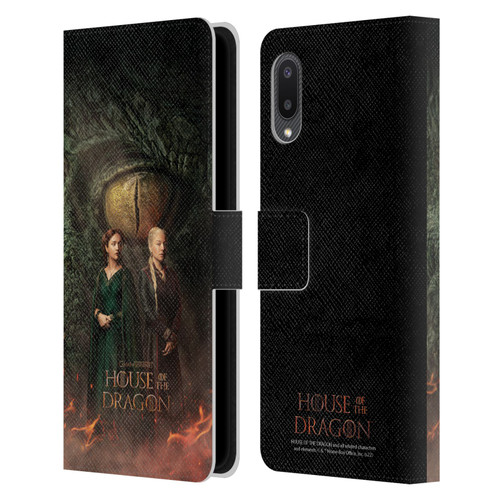 House Of The Dragon: Television Series Art Poster Leather Book Wallet Case Cover For Samsung Galaxy A02/M02 (2021)