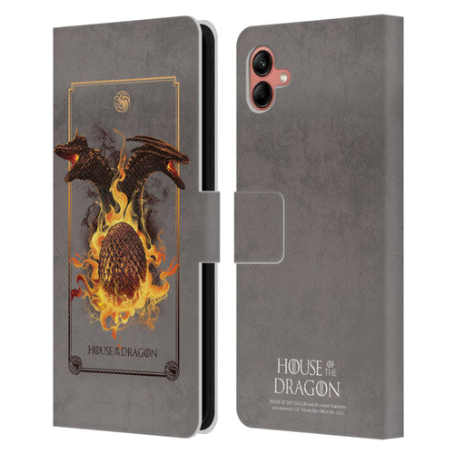 House Of The Dragon: Television Series Art Syrax and Caraxes Leather Book Wallet Case Cover For Samsung Galaxy A04 (2022)