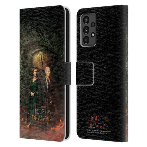 House Of The Dragon: Television Series Art Poster Leather Book Wallet Case Cover For Samsung Galaxy A13 (2022)