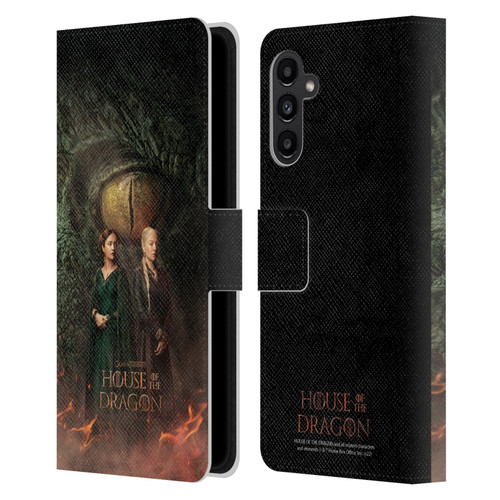 House Of The Dragon: Television Series Art Poster Leather Book Wallet Case Cover For Samsung Galaxy A13 5G (2021)