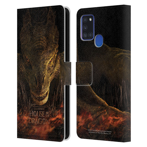 House Of The Dragon: Television Series Art Syrax Poster Leather Book Wallet Case Cover For Samsung Galaxy A21s (2020)
