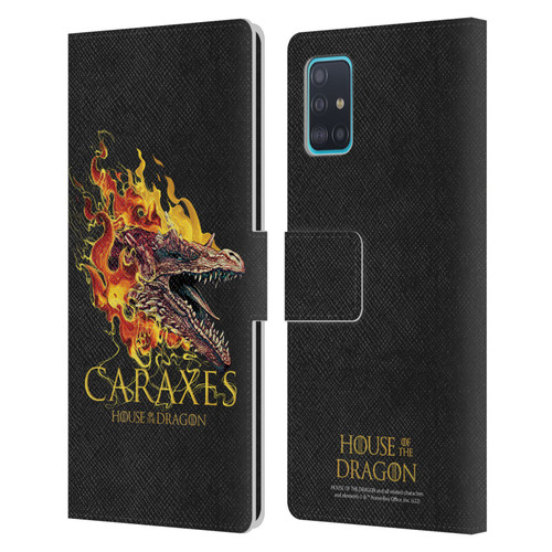 House Of The Dragon: Television Series Art Caraxes Leather Book Wallet Case Cover For Samsung Galaxy A51 (2019)