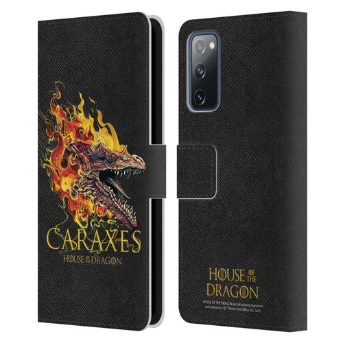 House Of The Dragon: Television Series Art Caraxes Leather Book Wallet Case Cover For Samsung Galaxy S20 FE / 5G