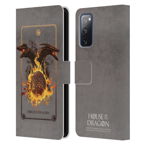 House Of The Dragon: Television Series Art Syrax and Caraxes Leather Book Wallet Case Cover For Samsung Galaxy S20 FE / 5G