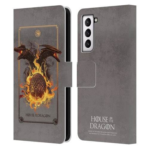 House Of The Dragon: Television Series Art Syrax and Caraxes Leather Book Wallet Case Cover For Samsung Galaxy S21 5G