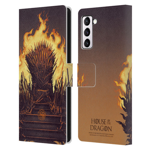 House Of The Dragon: Television Series Art Iron Throne Leather Book Wallet Case Cover For Samsung Galaxy S21+ 5G