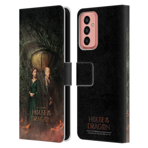 House Of The Dragon: Television Series Art Poster Leather Book Wallet Case Cover For Samsung Galaxy M13 (2022)