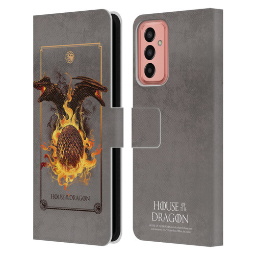 House Of The Dragon: Television Series Art Syrax and Caraxes Leather Book Wallet Case Cover For Samsung Galaxy M13 (2022)
