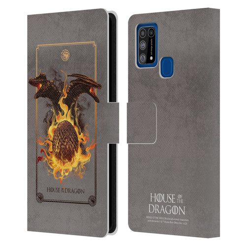 House Of The Dragon: Television Series Art Syrax and Caraxes Leather Book Wallet Case Cover For Samsung Galaxy M31 (2020)