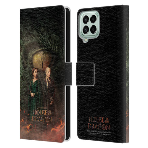 House Of The Dragon: Television Series Art Poster Leather Book Wallet Case Cover For Samsung Galaxy M53 (2022)