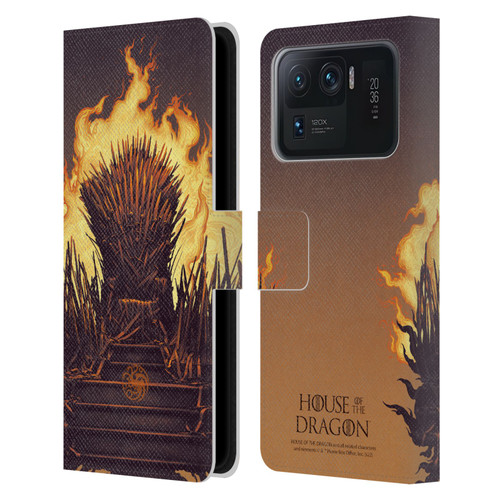 House Of The Dragon: Television Series Art Iron Throne Leather Book Wallet Case Cover For Xiaomi Mi 11 Ultra