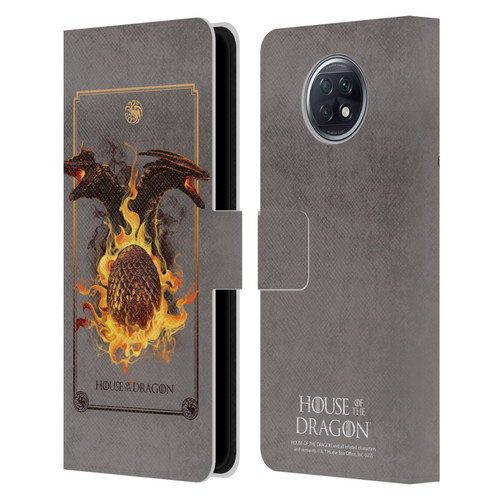 House Of The Dragon: Television Series Art Syrax and Caraxes Leather Book Wallet Case Cover For Xiaomi Redmi Note 9T 5G