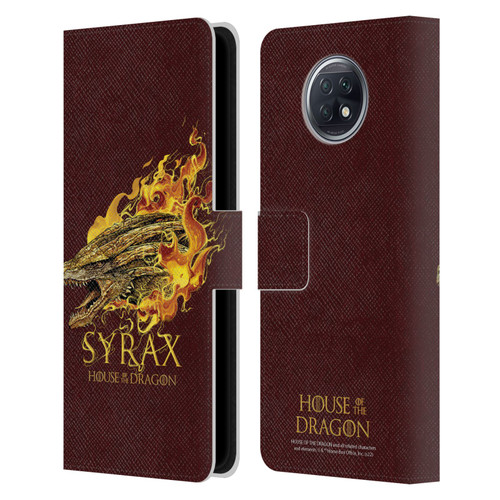 House Of The Dragon: Television Series Art Syrax Leather Book Wallet Case Cover For Xiaomi Redmi Note 9T 5G