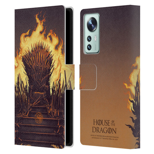 House Of The Dragon: Television Series Art Iron Throne Leather Book Wallet Case Cover For Xiaomi 12