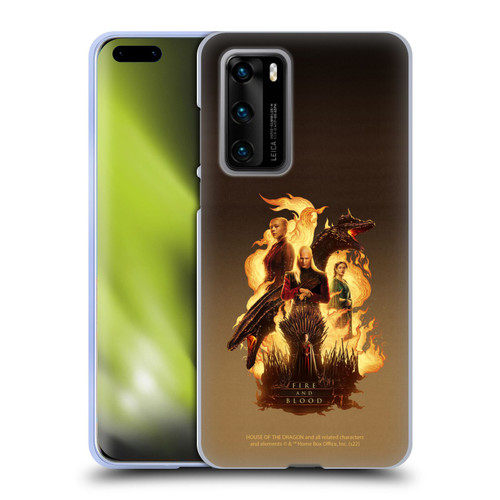 House Of The Dragon: Television Series Art Iron Throne Soft Gel Case for Huawei P40 5G